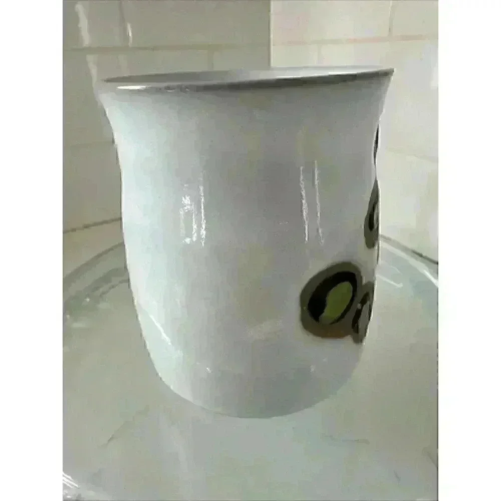 Vintage 1980s Owl Coffee Mug Cup 3.75 Inch Tall Ceramic